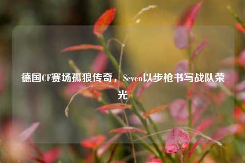德国CF赛场孤狼传奇，Seven以步枪书写战队荣光