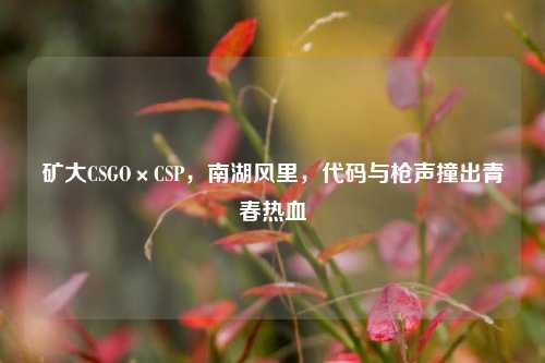 矿大CSGO×CSP，南湖风里，代码与枪声撞出青春热血