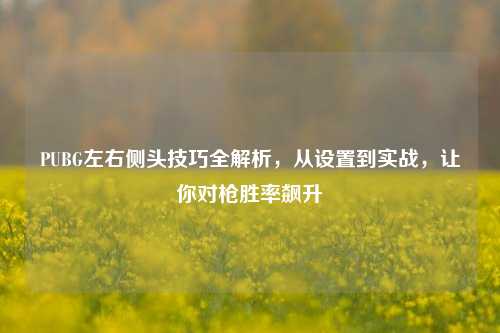 PUBG左右侧头技巧全解析，从设置到实战，让你对枪胜率飙升
