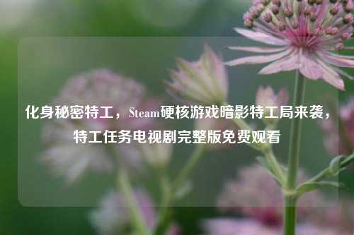 化身秘密特工，Steam硬核游戏暗影特工局来袭，特工任务电视剧完整版免费观看
