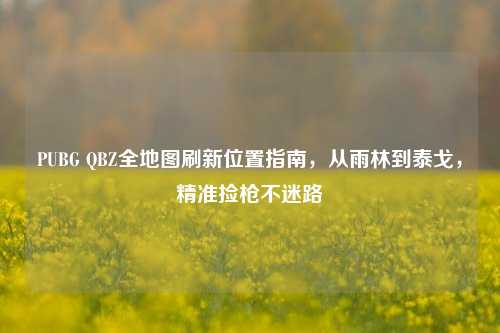 PUBG QBZ全地图刷新位置指南，从雨林到泰戈，精准捡枪不迷路