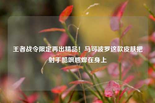 王者战令限定再出精品！马可波罗这款皮肤把射手酷飒感焊在身上