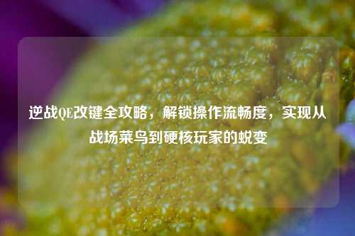 逆战QE改键全攻略，解锁操作流畅度，实现从战场菜鸟到硬核玩家的蜕变