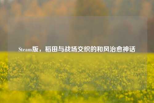 Steam版，稻田与战场交织的和风治愈神话
