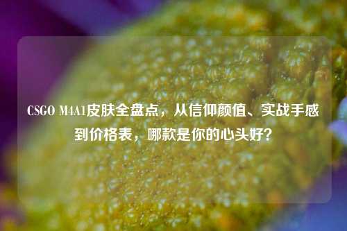 CSGO M4A1皮肤全盘点，从信仰颜值、实战手感到价格表，哪款是你的心头好？