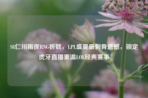 S8仁川雨夜RNG折戟，LPL盛夏最刺骨遗憾，锁定虎牙直播重温LOL经典赛事