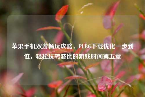 苹果手机双游畅玩攻略，PUBG下载优化一步到位，轻松玩转波比的游戏时间第五章