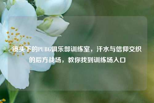 镜头下的PUBG俱乐部训练室，汗水与信仰交织的后方战场，教你找到训练场入口