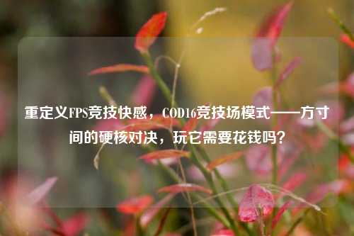 重定义FPS竞技快感,COD16竞技场模式——方寸间的硬核对决,玩它需要花钱吗?